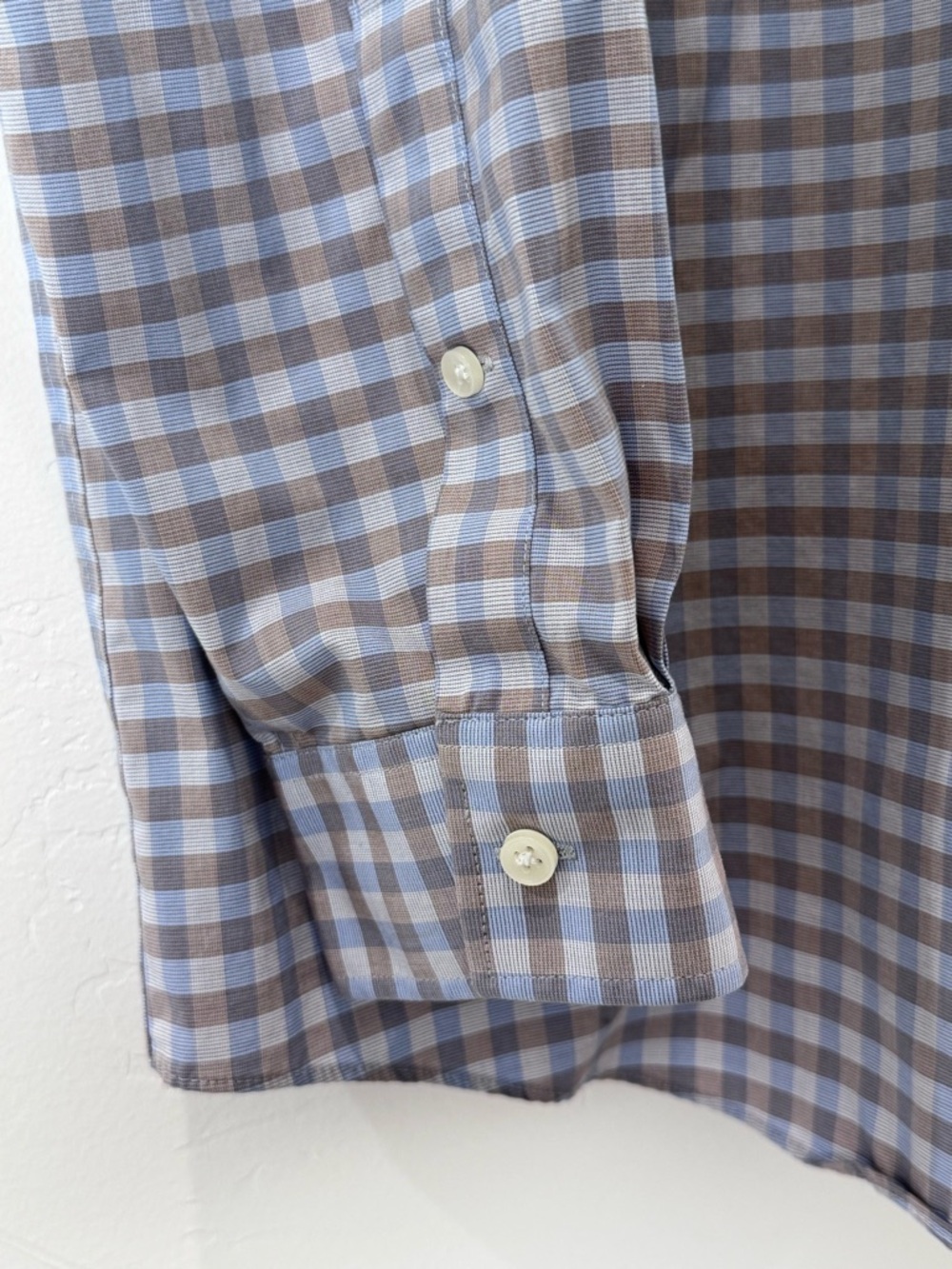 Michael Kors Men's Regular Fit Airsoft Stretch Dress Shirt Size 17.5, 34/35 - Picture 4 of 9